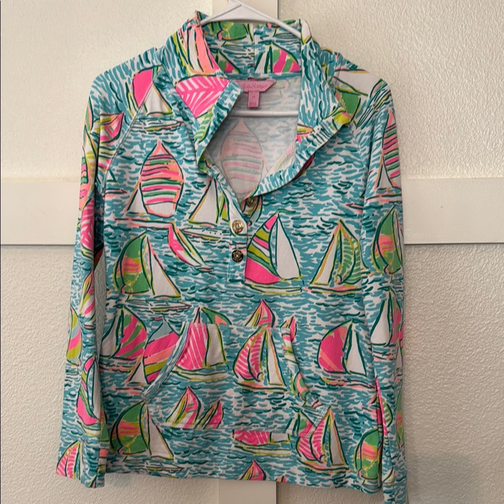 Lilly Pulitzer | Tops | Lilly Pulitzer You Gotta Regatta Popover XS